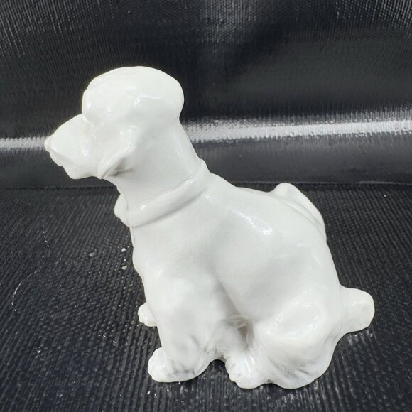 Vintage Hand Made Dogs Sitting Figurine Folk Art Artist Signed Bonhajo Figure - Picture 9 of 11